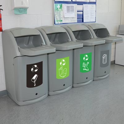Combo™ Tray Shelf Catering Waste Bin