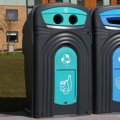 Nexus® 360 Mixed Glass Recycling Bin