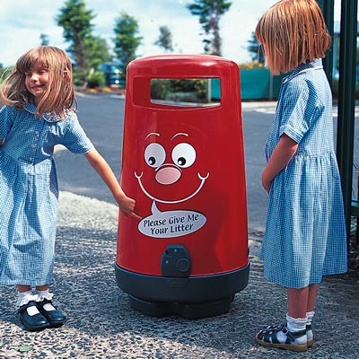 Topsy™ Litter Bin with Billy Bin-it™ Symbol