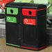 Gemini™ Plastic Bottle / Mixed Glass Recycling Bin