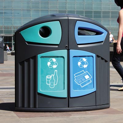 Outdoor Recycling Bins